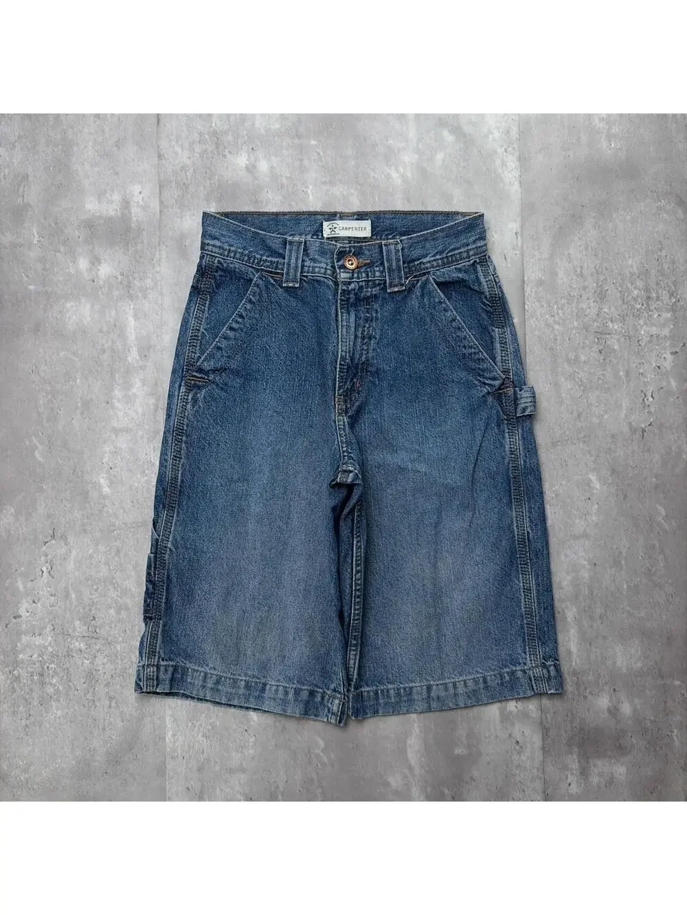 Y2K Blue Arizona Jeans Company Grunge Baggy Carpenter Skater Denim Jorts